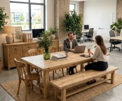 Aménagement bureau RSE : optez pour le mobilier rénové !