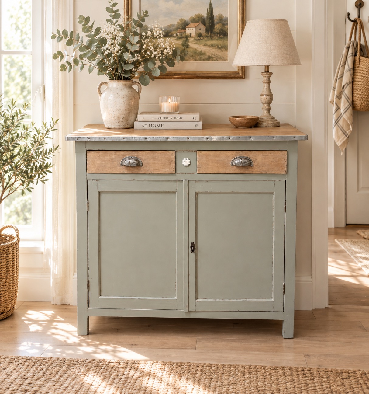 Buffet en bois vintage